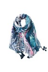 Vellette Femme Echarpe Souple Col Châle Enveloppant Foulard Étole tissu Emballage Jupe bien comme un maillot de bain sarong
