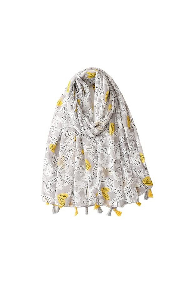 Vellette Foulard Elégant Etole Chale Echarpe Bandana Femme Châle Enveloppant Hiver Chaud Foulards Étole Châle