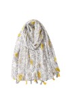 Vellette Foulard Elégant Etole Chale Echarpe Bandana Femme Châle Enveloppant Hiver Chaud Foulards Étole Châle