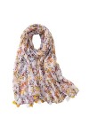 Bellette Foulard Echarpe Etoles Chale Pashmina Echarpes Enveloppe décharpe Femme Châles, Taille unique