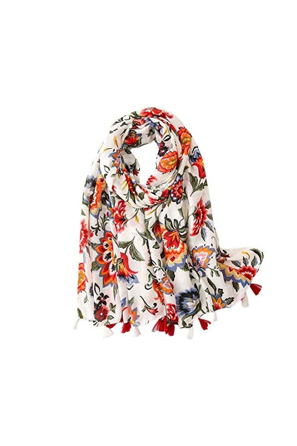 Bellette Foulard Echarpe Etoles Chale Pashmina Echarpes Enveloppe décharpe Femme Châles, Taille unique