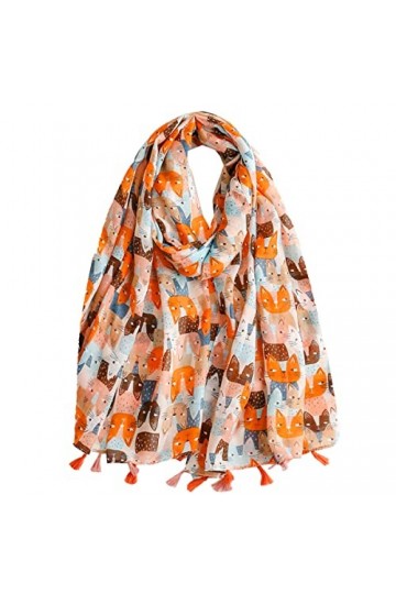KOOYOL Femme Foulard Écharpe Bandana Fichus et foulards de tête Echarpes Pashminas enveloppes Châle Etoles Chales