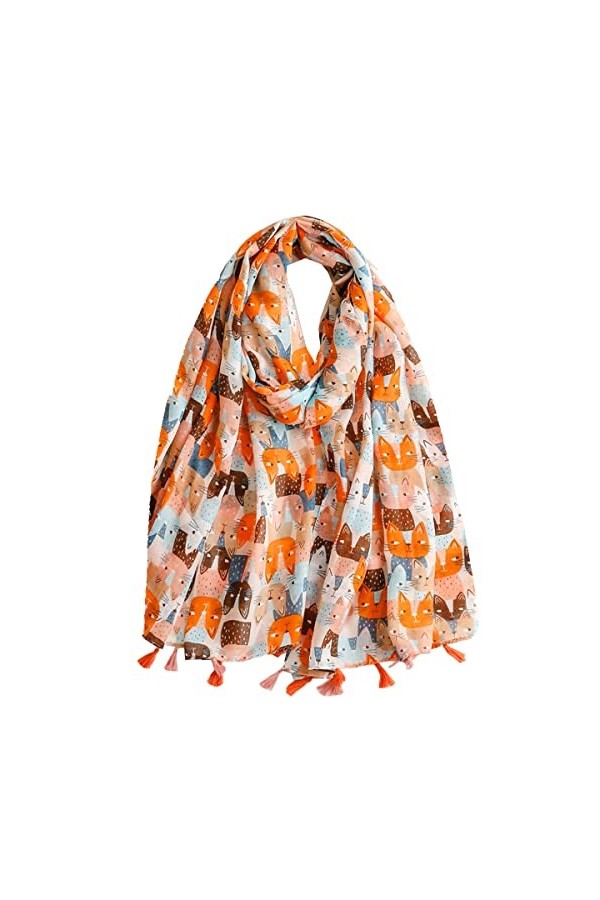 KOOYOL Femme Foulard Écharpe Bandana Fichus et foulards de tête Echarpes Pashminas enveloppes Châle Etoles Chales