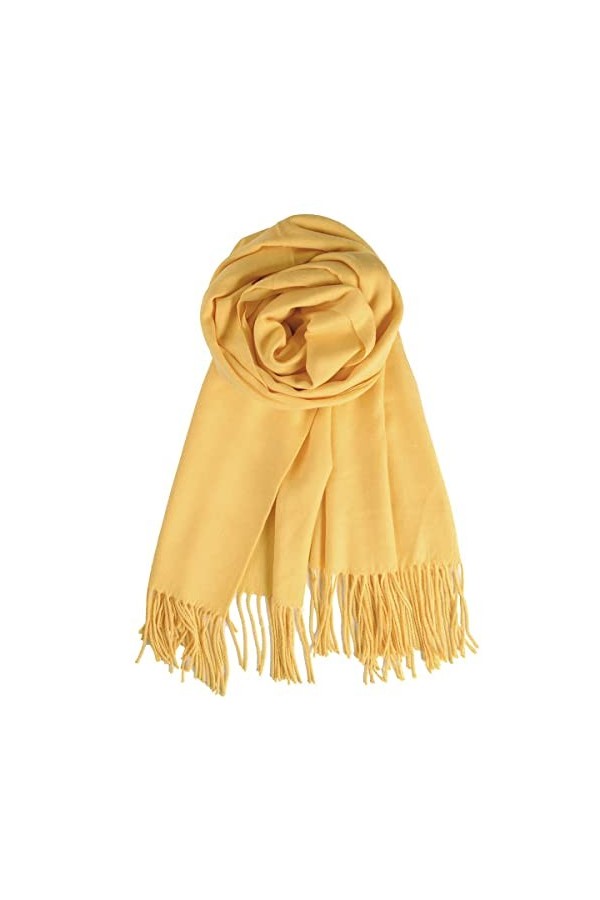 Ecroon Echarpe Femme Foulards Echarpes Pashmina Châle Wrap Automne Hiver Etoles pour Soirée Cérémonies Fêtes Mariage