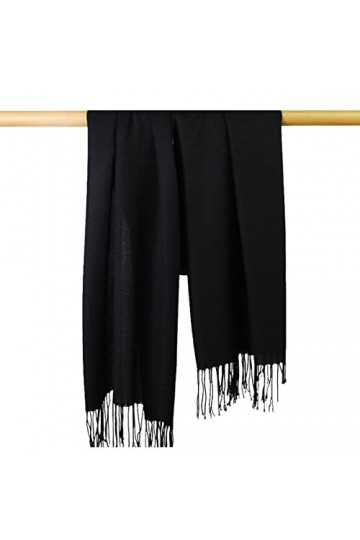 VELLETTE Femme Châle/Echarpe/Etole Léger Pashmina Châle Écharpe Unisex Hiver Foulards Chaud Écharpe