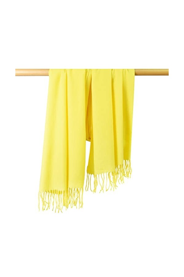 VELLETTE Femme Châle/Echarpe/Etole Léger Pashmina Châle Écharpe Unisex Hiver Foulards Chaud Écharpe