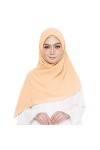 PHOGARY Hijab, Hijab Foulard à Enfiler avec Sangles Bonnet intégré, Hijab Foulard pour Femme Musulmane Châle Islamique Voile 