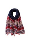 Bellette Femme Foulard Fichus et Foulards de tête châle Pashmina Echarpes Enveloppe décharpe Châles