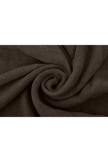 JOPHY & CO. Écharpe élégante, pour homme et femme, légère et douce, étole rectangulaire en fibre de bambou, de couleur unie o