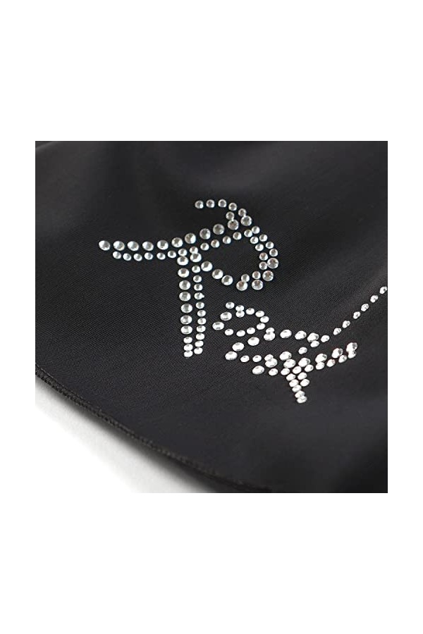 Filifolli NOVENOVE Écharpe pour Femme, Châle de Fête, Étole montrant Strass Brillants, 180 x 50 cm