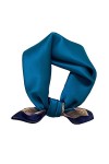 Ecroon Foulard Femme Soie Mûrier Écharpe Cadeau Silk Scarf Carré Satiné Satin Foulards Echarpes