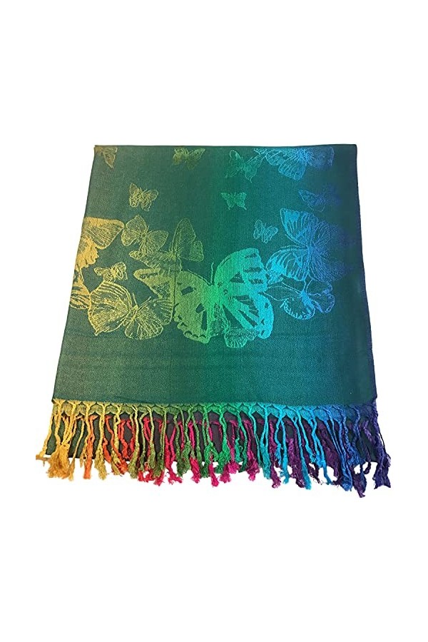 CJ Apparel Vert Jade Châle écharpe étole Wrap Châles Pashminas Nouvelle