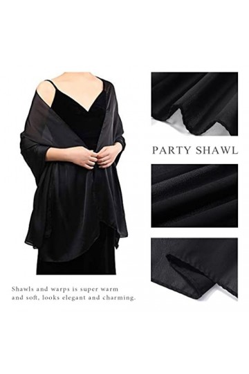 Aukmla Femme Écharpe Pashmina Châle Etole Écharpe Pour Femme Foulards Etole En Mousseline De Soie Pour Femme De Pour Mariage 