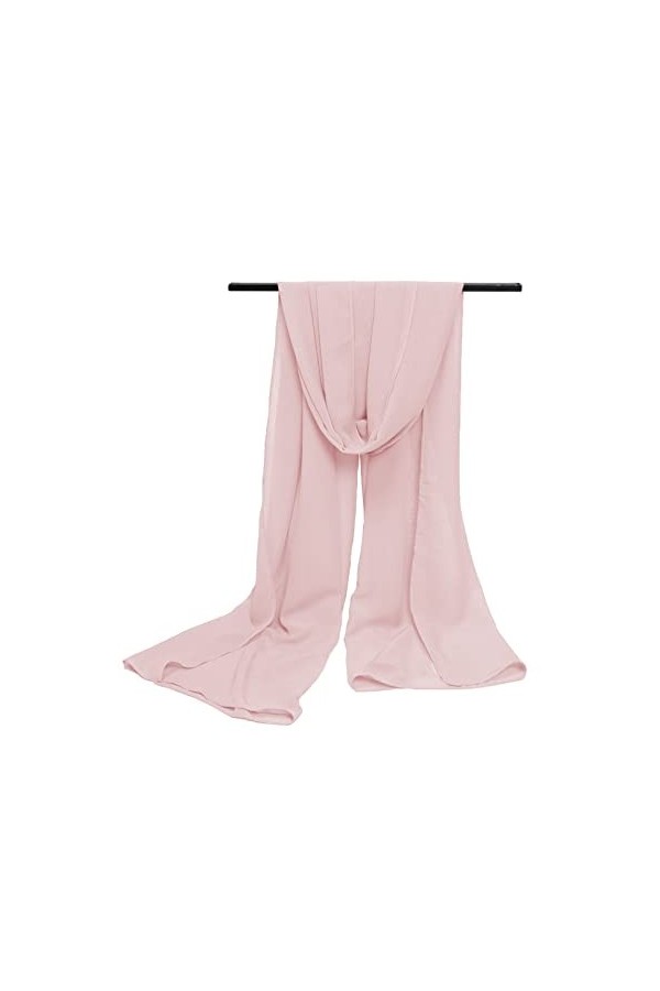 BEAUTELICATE Châle Étole En Mousseline De Soie Écharpe Foulard Léger Pour Mariage D’été Soirée&nbsp;Cérémonie&nbsp;Femme Mariée Demoise