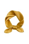 KOOYOL Femme Écharpe Soie Foulard,Soie Le petit Carré Satiné Tête Foulards Echarpes Fichus