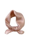 KOOYOL Femme Écharpe Soie Foulard,Soie Le petit Carré Satiné Tête Foulards Echarpes Fichus