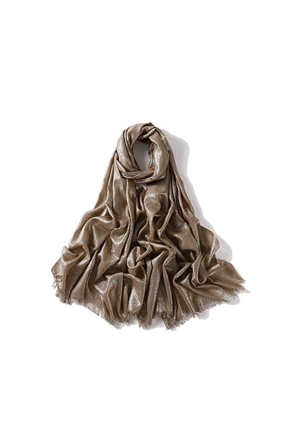 SEEKWISH Écharpe Étole Chal Mariage Fourlard Femme Élégant Brillant