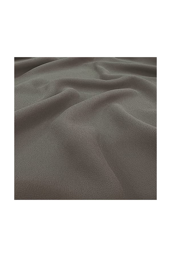 OgLuxe Écharpe en mousseline de soie douce et respirante pour femme, café, taille unique