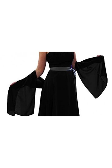 Am Laufsteg Chiffon de Stola/épaule en Mousseline pour Robe du Soir ou Robe de mariée, Ca, légèrement Brillant, durchschimmer