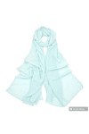 Stola Foulard en mousseline de soie pour femme Étole festive pour robe de soirée ou robe de mariée Écharpe de mariage, bleu c