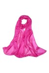 Bolerose Métal Étincelle Mariée Mariage Sortie Soirée Chale Pashmina Portefeuille Rouge vin, 70CM X 230CM 