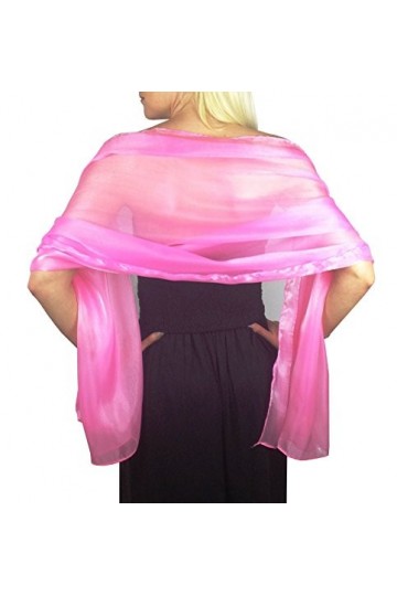 Central Chic Belle écharpe pashmina de châle soyeux et brillant pour les mariages, demoiselles d’honneur, mariée, fêtes, invi