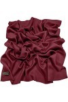 CJ Apparel Bordeaux Echarpe de Pashmina en Châle Solide Couleur Unie Conception Wrap Étole