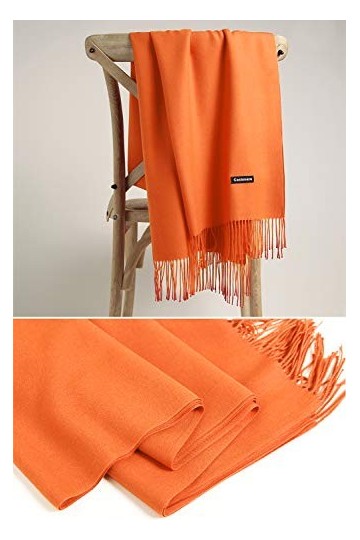 YAOMEI Unisex Femme Echarpe Foulards, 2018 Femme Léger et doux Vintage Hiver La Châles Etoles écharpe 78,74 * 27,56 pouces 