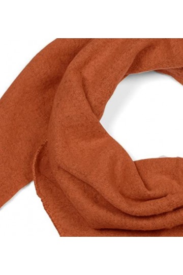 styleBREAKER Echarpe triangle tricotée XXL unie légèrement tachetée, écharpe triangle, écharpe dhiver chaude et douce, échar