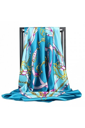 Bellette Femme Soie Fichus et foulards de tête en Soie Foulard Echarpe Bandana, Taille unique