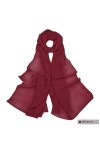 Stola Foulard en mousseline de soie pour femme Étole festive pour robe de soirée ou robe de mariée Écharpe de mariage, Bordea