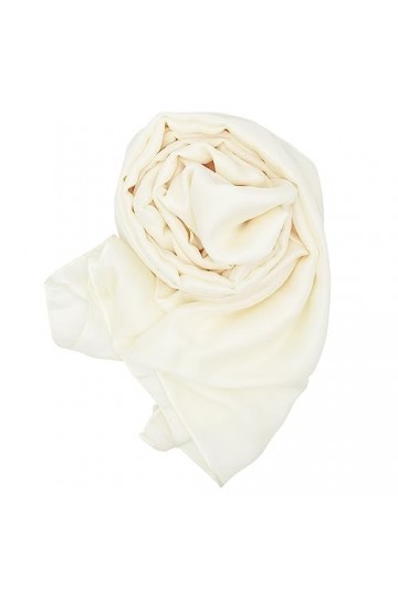 Colours & Beauty Étole Femme Elégant Cérémonie Blanc Ivoire | Étole Femme Cérémonie | Echarpe Femme | Echarpe dété Pour Femm