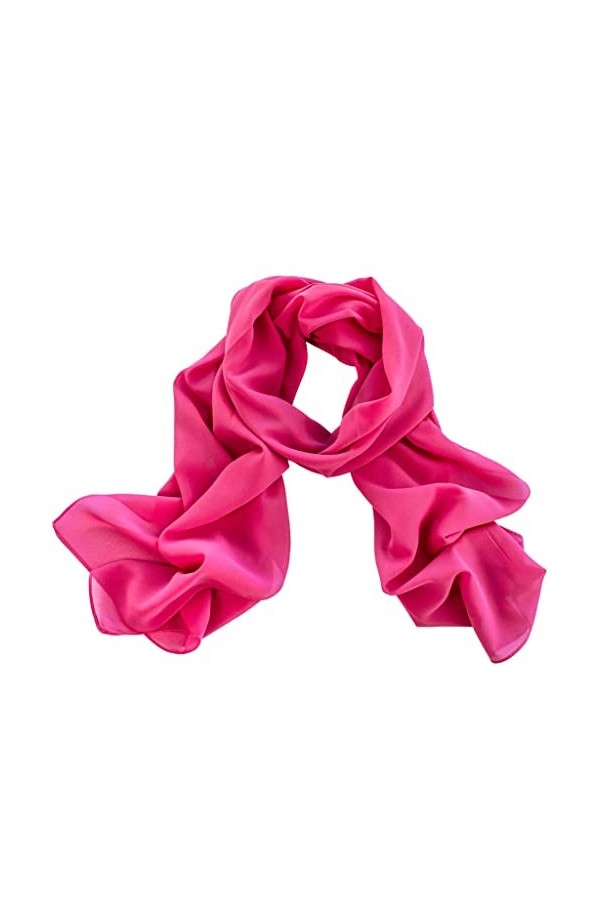 DOLCE ABBRACCIO by RiemTEX Foulard pour femme Étola Echarpes et châles élégants Vérone en mousseline de soie, gris