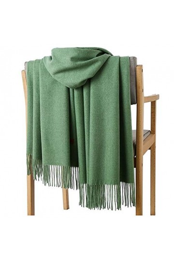 GFM® Châle en cachemire mélangé pour femme pour lautomne-hiver RB-300-HLHR-Vert 