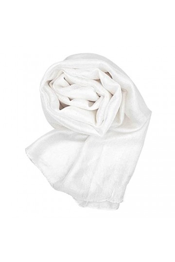 Colours & Beauty Châle de mariage élégant pour femmes | Étole de mariage Blanche pour femmes | Foulard pour femmes | Écharpe 