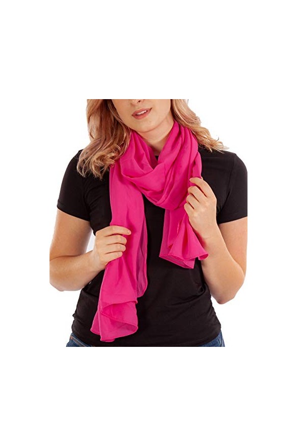 DOLCE ABBRACCIO by RiemTEX PRIMAVERA Écharpe et foulards Pashmina en mousseline de soie pour été printemps toute lannée XXL 
