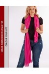 DOLCE ABBRACCIO by RiemTEX PRIMAVERA Écharpe et foulards Pashmina en mousseline de soie pour été printemps toute lannée XXL 