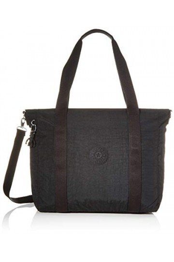 Kipling ASSENI - Grand Sac fourre-Tout 49 cm 20 L - Rayures brossées, Rayures brossées, Taille Unique, ASSENI