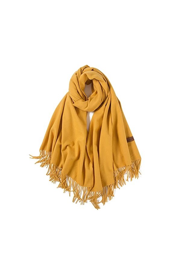 EULAPGOE Echarpes pour Femmes, Echarpes dhiver Echarpe en Cachemire pour Hommes Echarpe dhiver Mode Douce et Chaude Large-2