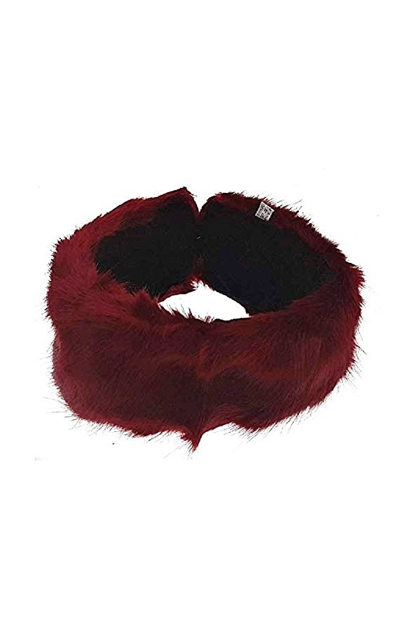 Inception Pro Infinite Col de fourchette synthétique - Étain - Idée cadeau - Crochet - Couleur Bordeaux - Rouge Foncé, Rouge 