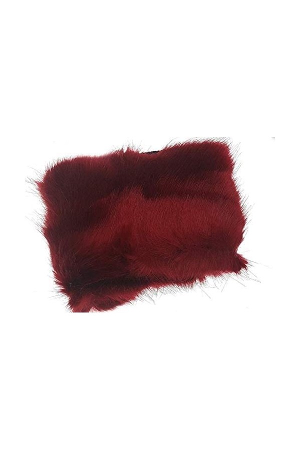 Inception Pro Infinite Col de fourchette synthétique - Étain - Idée cadeau - Crochet - Couleur Bordeaux - Rouge Foncé, Rouge 