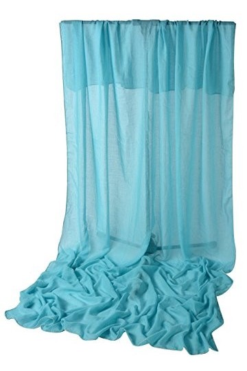 Etole écharpe XXL pour Femme Uni en viscose dans différents couleurs et tailles - bleu - XXL