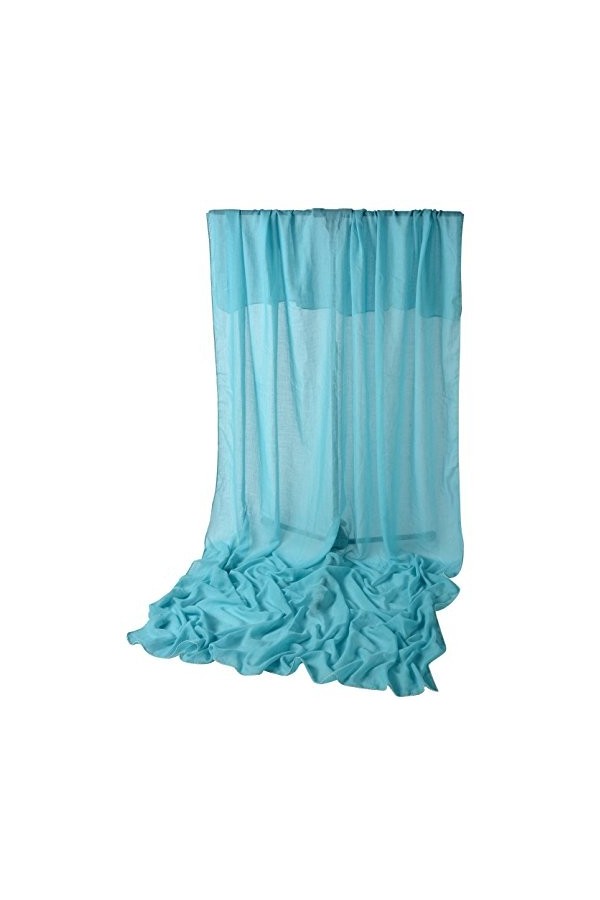 Etole écharpe XXL pour Femme Uni en viscose dans différents couleurs et tailles - bleu - XXL
