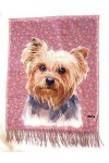 Genérico Écharpe pour femme grand homme imprimé avec animaux de compagnie taille 185x74cm cadeau qualité., Multicolores, L