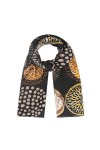 Ever Bloom Écharpe pour femme avec imprimé floral et pois, élégant foulard avec motif ethnique, écharpe pour automne et hiver