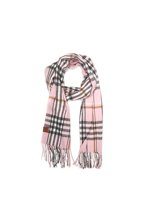 collezione alessandro Venedig Écharpe en Laine, Rose, Taille Unique Femme