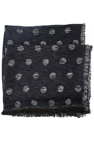 EFERRI Womens Lunares Fashion Scarf, Negro, Bufanda
