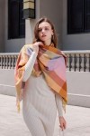 Longwu Femmes Tartan écossais Multicolore Dames écharpe et châle Wrap Cachemire Sensation Hiver Doux Chaud Longues Grandes éc