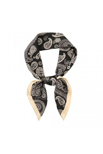RIIQIICHY Foulard Femme Écharpe Etole Carré Bandana Multi-motifs70x70cm