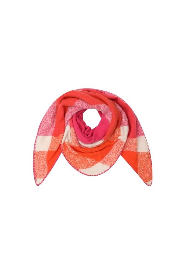 Ever Bloom Écharpe à carreaux pour femme - Automne et hiver - Écharpe dhiver multicolore à carreaux - Écharpe chaude et douc